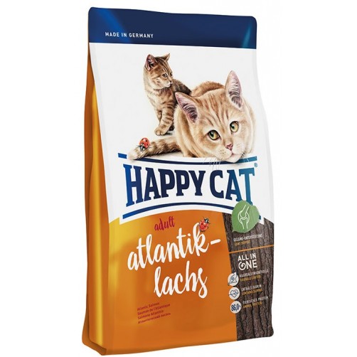 غذای خشک گربه  هپی کت با طعم ماهی سالمون اقیانوسی/ 4 کیلویی/ Happy Cat Adult Atlantic Salmon